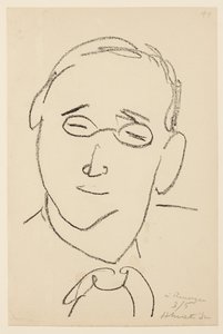 Porträtt av Paul Léautaud av Henri Matisse