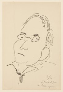 Porträtt av Paul Léautaud av Henri Matisse