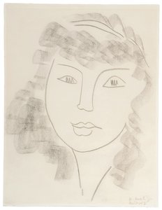 Porträtt av en kvinna; Portrait de Femme av Henri Matisse