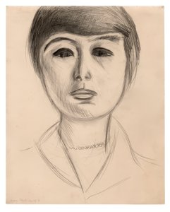 Porträtt av en ung kvinna (Elsa Glaser) av Henri Matisse