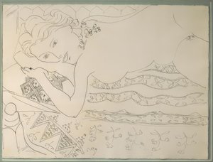 Liggande naken av Henri Matisse