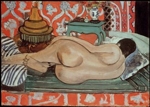 Liggande naken, baksida av Henri Matisse