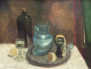 Stilleben med citron, eller Den blå karaffen av Henri Matisse