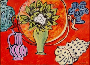 Stilleben med en magnolia av Henri Matisse