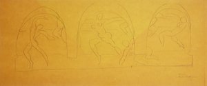 Studie inför dansen av Henri Matisse