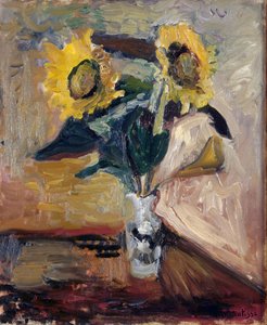 Solrosor i en vas av Henri Matisse