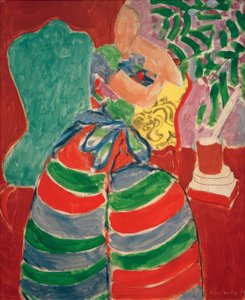 Den randiga klänningen av Henri Matisse