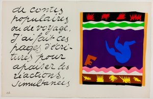 Toboggan, från Jazz av Henri Matisse