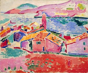 Vy över Collioure, ca 1905 (olja på duk) av Henri Matisse