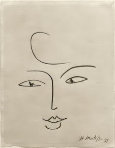 Ansikte av Henri Matisse
