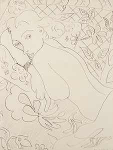 Kvinna som ljuger av Henri Matisse
