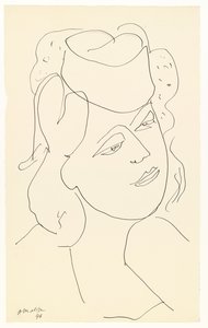 Kvinna med hatt av Henri Matisse