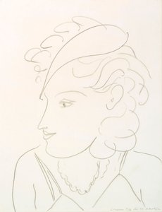 Kvinna med hatt av Henri Matisse
