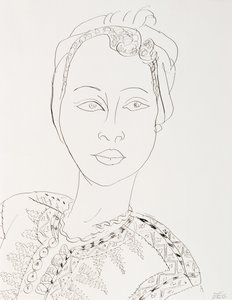 Kvinna med turban av Henri Matisse