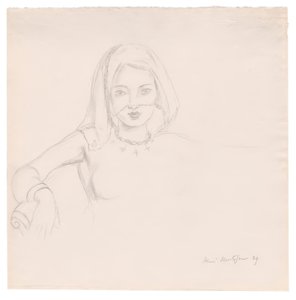 Ung kvinna med slöja av Henri Matisse