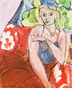 Ung flicka sittande (La Biche) av Henri Matisse