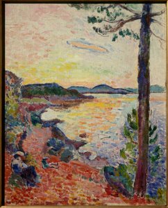le gouter golfe de saint tropez 1904 (olja på duk)