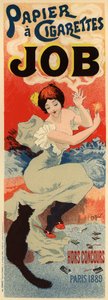 Reklamaffisch för silkespappret Job, c. 1900 av Henri Meunier