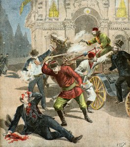 Mordet på herr Stamboulof,1895 (Illustration)