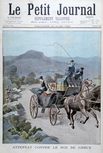 Angreppsförsök på kungen av Grekland, 1898 av Henri Meyer