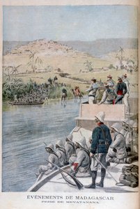 Händelser på Madagaskar: Fångsten av Mevatanana, 1895 av Henri Meyer