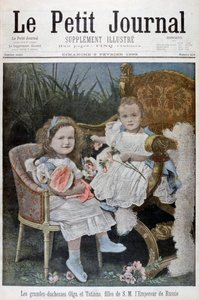 Storhertiginnorna Olga och Tatiana av Ryssland, 1899 av Henri Meyer