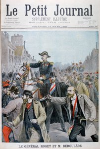 Paul Déroulède tar tag i General Rogets träns, Paris, 1899 av Henri Meyer