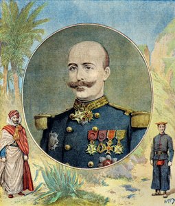 Porträtt av general Oscar de Negrier av Henri Meyer