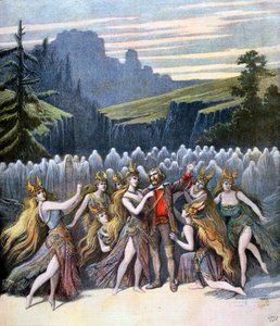 Vila i frid, föreställning på Théâtre de la Gaîté, 1894 av Henri Meyer