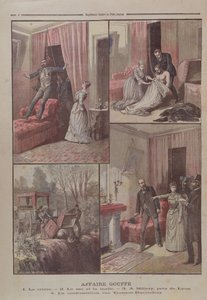 Gouffe-mysteriet, illustrationer från 