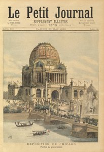 Regeringspaviljongen på Chicago Exhibition, från Le Petit Journal, 20 maj 1893 av Henri Meyer