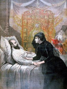 Tsar Alexander III av Ryssland död 1894