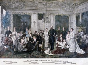 Danmarks kungafamilj, 1891 av Henri Meyer