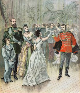 Tsar Alexander 3 och hans familj av Henri Meyer