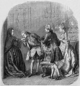 Prinsessan av Lamballe, kung Ludvig XV, Ludvig de Richelieu, grevinnan Jeanne du Barry