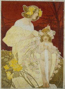 Kvinnans palats. Utställning 1900 av Henri Henri Antoine Théodore Livemont