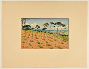 [Douarnenez sett från Route du Ris] av Henri Rivière