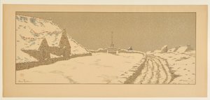 Snön av Henri Rivière