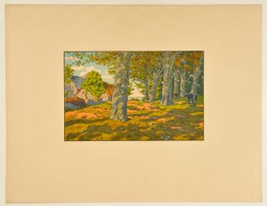 Bokskogen vid Kerzarden av Henri Rivière