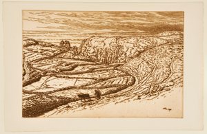 [Bretonskt landskap] av Henri Rivière