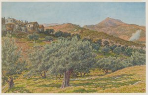 Puig del Mas. La Salette och Madeloc, Banyuls av Henri Rivière