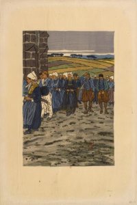 Förlåtelsen av Sainte-Anne-la-Palud av Henri Rivière