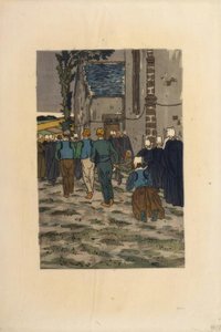 Förlåtelsen av Sainte-Anne-la-Palud av Henri Rivière