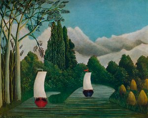 Banks of the Oise, 1905 av Henri Rousseau