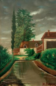 Vattenkvarnen av Henri Rousseau