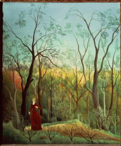 Skogspromenad av Henri Rousseau