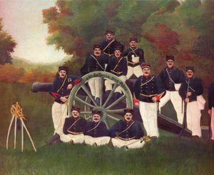 Gunners av Henri Rousseau