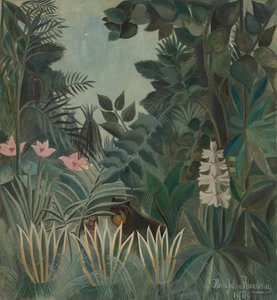Ekvatorialdjungeln, 1909. av Henri Rousseau