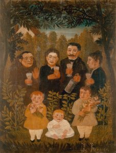 Förenad familj av Henri Rousseau