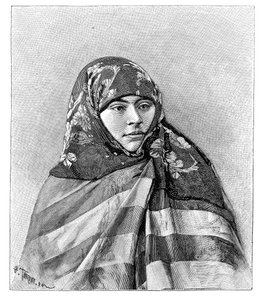En kvinna från Brussa, Turkiet, 1895.
